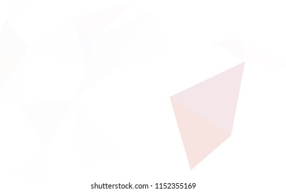 Dark Red vector abstract mosaic backdrop. Creative illustration in halftone style with triangles. A completely new design for your leaflet.