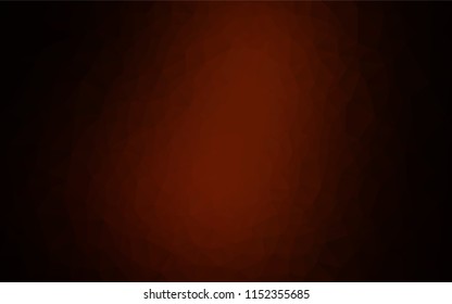 Dark Red vector abstract mosaic background. Geometric illustration in Origami style with gradient.  A completely new design for your business.