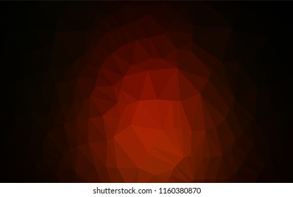 Dark Red vector abstract mosaic pattern. A completely new color illustration in a vague style. The template can be used as a background for cell phones.