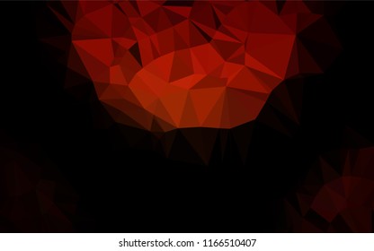 Dark Red vector abstract mosaic background. Shining colored illustration in a Brand new style. Brand new style for your business design.