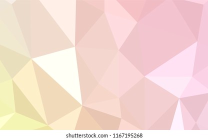 Dark Red vector abstract mosaic background. Triangular geometric sample with gradient.  Polygonal design for your web site.
