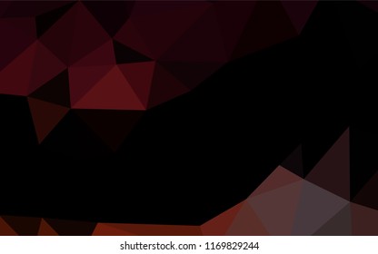 Dark Red vector abstract mosaic backdrop. Brand new colored illustration in blurry style with gradient. Brand new design for your business.
