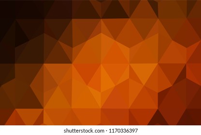 Dark Red vector abstract mosaic backdrop. A completely new color illustration in a polygonal style. Brand new style for your business design.