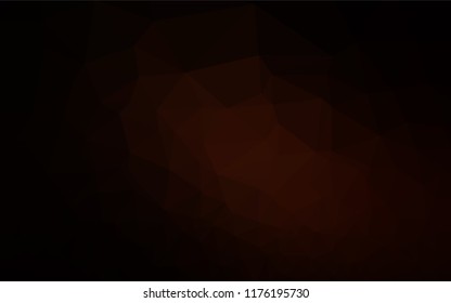 Dark Red vector abstract mosaic pattern. Creative illustration in halftone style with gradient. The elegant pattern can be used as part of a brand book.