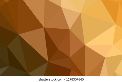 Dark Red vector abstract mosaic background. Elegant bright polygonal illustration with gradient. Pattern for a brand book's backdrop.