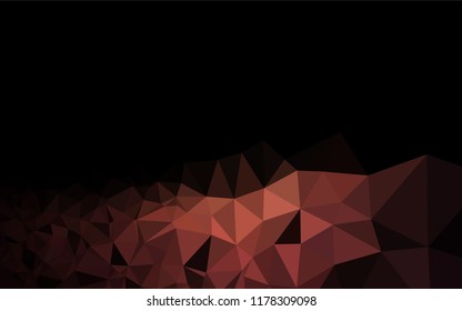 Dark Red vector abstract mosaic pattern. Glitter abstract illustration with an elegant design. The elegant pattern can be used as part of a brand book.
