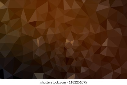 Dark Red vector abstract mosaic pattern. Colorful abstract illustration with triangles. Brand new design for your business.