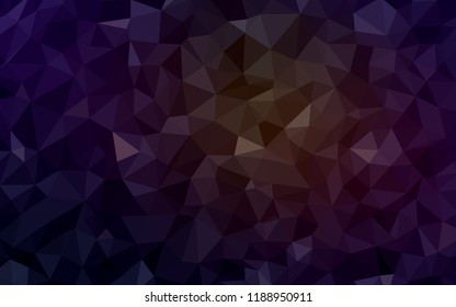 Dark Red vector abstract mosaic background. A completely new color illustration in a polygonal style. Template for cell phone's backgrounds.