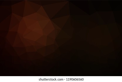 Dark Red vector abstract mosaic background. Modern geometrical abstract illustration with gradient. A completely new template for your business design.