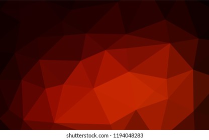 Dark Red vector abstract mosaic background. Modern geometrical abstract illustration with gradient. The textured pattern can be used for background.
