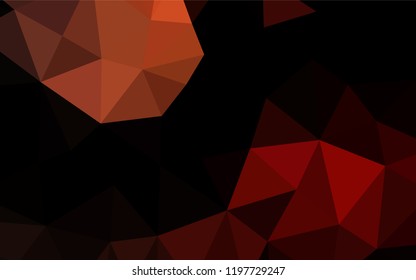 Dark Red vector abstract mosaic background. Brand new colored illustration in blurry style with gradient. A new texture for your design.