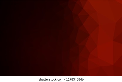 Dark Red vector abstract mosaic background. Colorful illustration in abstract style with gradient. Brand new design for your business.