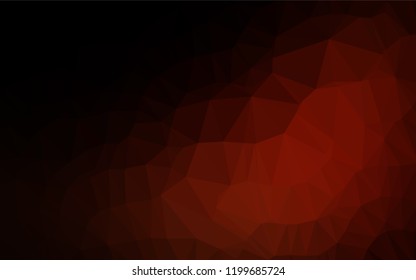 Dark Red vector abstract mosaic pattern. Glitter abstract illustration with an elegant design. The completely new template can be used for your brand book.