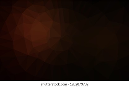 Dark Red vector abstract mosaic pattern. A vague abstract illustration with gradient. A new texture for your design.