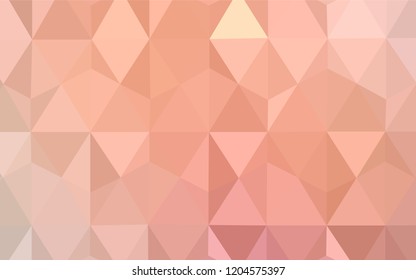 Dark Red vector abstract mosaic backdrop. Colorful abstract illustration with triangles. Polygonal design for your web site.