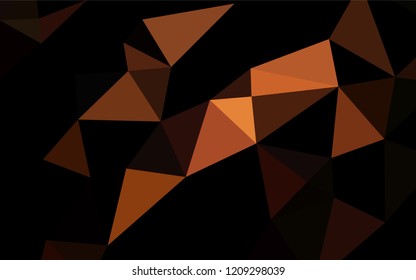 Dark Red vector abstract mosaic background. Creative geometric illustration in Origami style with gradient. The template can be used as a background for cell phones.