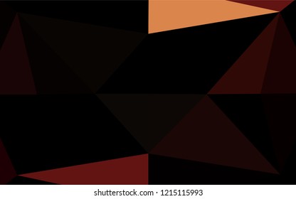 Dark Red vector abstract mosaic backdrop. An elegant bright illustration with gradient. A completely new design for your business.