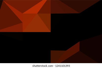 Dark Red vector abstract mosaic backdrop. Shining colored illustration in a Brand new style. Brand new design for your business.