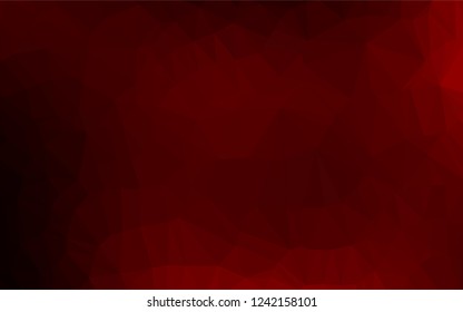 Dark Red vector abstract mosaic background. Modern geometrical abstract illustration with gradient. A new texture for your design.