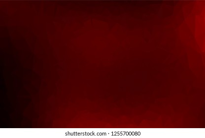 Dark Red vector abstract mosaic background. A completely new color illustration in a vague style. The textured pattern can be used for background.