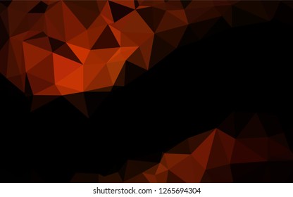 Dark Red vector abstract mosaic background. Colorful abstract illustration with gradient. A completely new design for your business.