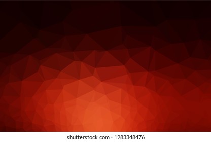 Dark Red vector abstract mosaic pattern. An elegant bright illustration with gradient. Brand new design for your business.