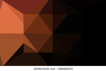 Dark Red vector abstract mosaic background. A completely new color illustration in a vague style. The textured pattern can be used for background.