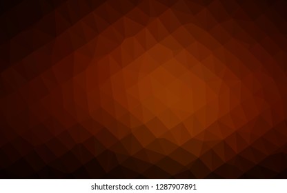Dark Red vector abstract mosaic background. Shining colored illustration in a Brand new style. Elegant pattern for a brand book.