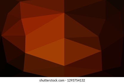 Dark Red vector abstract mosaic pattern. A vague abstract illustration with gradient. Textured pattern for background.