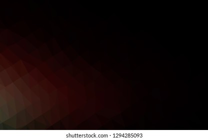 Dark Red vector abstract mosaic background. Glitter abstract illustration with an elegant design. Completely new template for your business design.