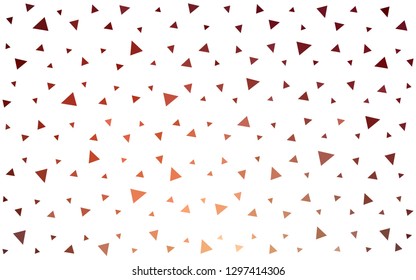 Dark Red vector  abstract mosaic background. A completely new color illustration in a polygonal style. Textured pattern for your backgrounds.