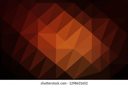 Dark Red vector abstract mosaic pattern. Colorful abstract illustration with gradient. New texture for your design.