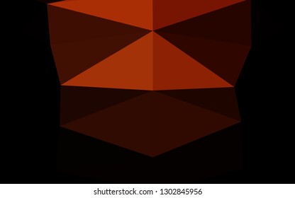 Dark Red vector abstract mosaic backdrop. Colorful illustration in abstract style with gradient. Textured pattern for background.
