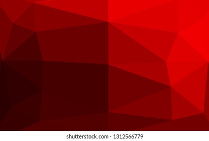 Dark Red vector abstract mosaic backdrop. Shining colored illustration in a Brand new style. Brand new style for your business design.