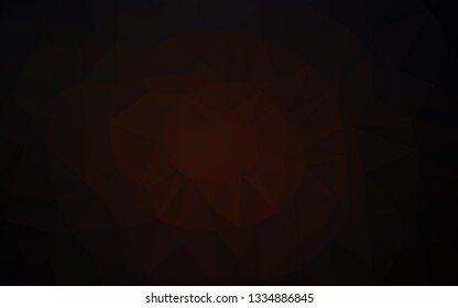 Dark Red vector abstract mosaic background. Modern geometrical abstract illustration with gradient. New texture for your design.
