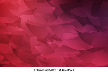 Dark Red vector abstract mosaic backdrop. Geometric illustration in Origami style with gradient.  Pattern for a brand book's backdrop.