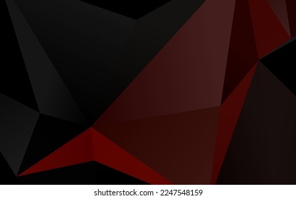 Dark Red vector abstract mosaic pattern. Brand new colorful illustration in with gradient. Completely new template for your business design.