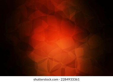 Dark Red vector abstract mosaic pattern. Colorful illustration in polygonal style with gradient. Polygonal design for your web site.