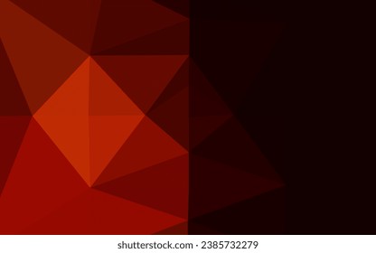 Dark Red vector abstract mosaic background. Glitter abstract illustration with an elegant design. Elegant pattern for a brand book.