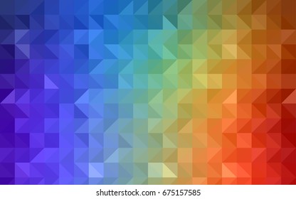Dark Red vector abstract mosaic background. Geometric illustration in Origami style with gradient.  The polygonal design can be used for your web site.