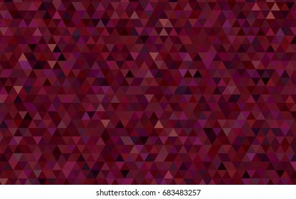 Dark Red vector abstract mosaic template. Modern geometrical abstract illustration with gradient. A completely new design for your business.