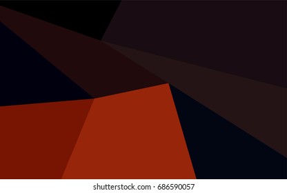 Dark Red vector abstract mosaic background. Shining colored illustration in a brand-new style. The polygonal design can be used for your web site.