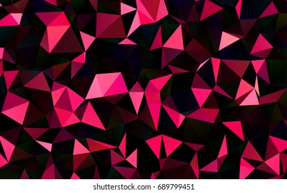 Dark Red vector abstract mosaic template. Glitter abstract illustration with an elegant design. The template can be used as a background for cell phones.