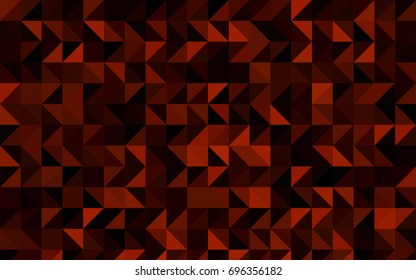 Dark Red vector abstract mosaic background. A vague abstract illustration with gradient. The completely new template can be used for your brand book.