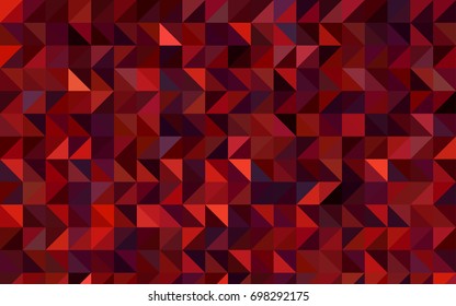 Dark Red vector abstract mosaic template. A completely new color illustration in a vague style. A completely new template for your business design.