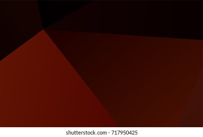 Dark Red, vector abstract mosaic template. Brand-new colored illustration in blurry style with gradient.