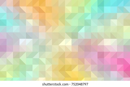 Dark Red vector abstract mosaic pattern. A sample with polygonal shapes. The elegant pattern can be used as part of a brand book.