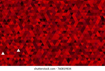 Dark Red vector abstract mosaic pattern. A sample with polygonal shapes. The completely new template can be used for your brand book.