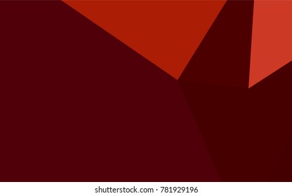 Dark Red vector abstract mosaic background. A sample with polygonal shapes. The textured pattern can be used for background.