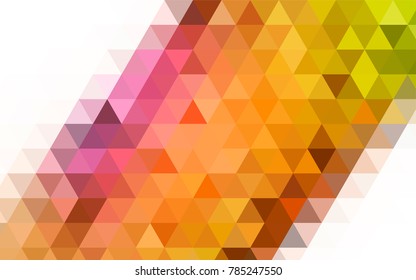Dark Red vector abstract mosaic pattern. Modern geometrical abstract illustration with gradient. The elegant pattern can be used as part of a brand book.